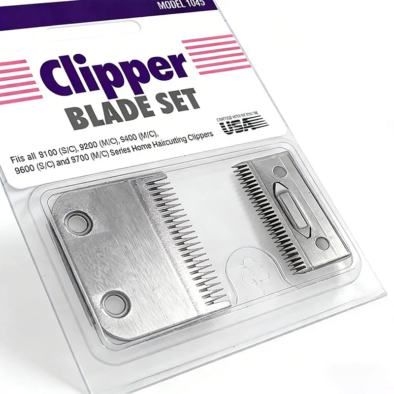 PROGEMEI 1045 Clipper Blade Set for Wahl 9100 9200 9600