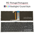 RGB Backlit MSI GE62 GE72 GF62 GF72 GP63 Replacement Keyboard ES/PT/IT/JP