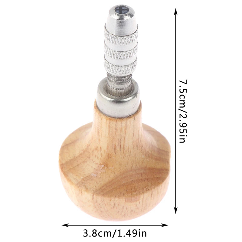 Jeweler's Pin Vise Wooden Handle Wire Wrapping Drill Kit