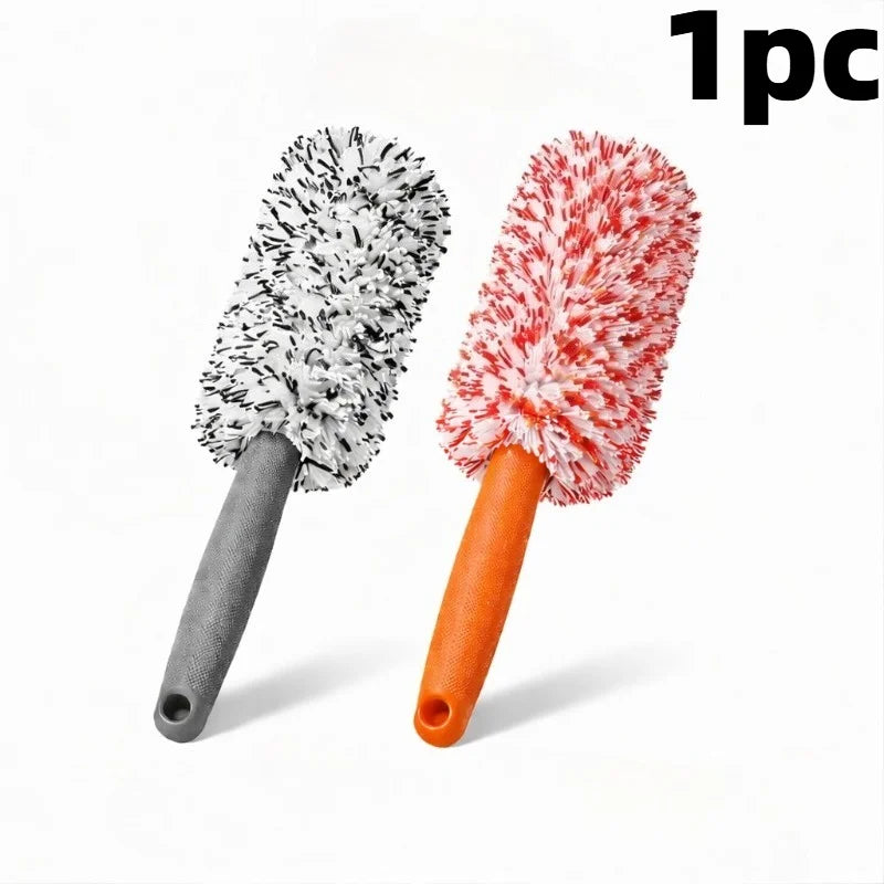 VIBE Wheel Cleaning Brush – Soft Bristle Car Detailing Tool