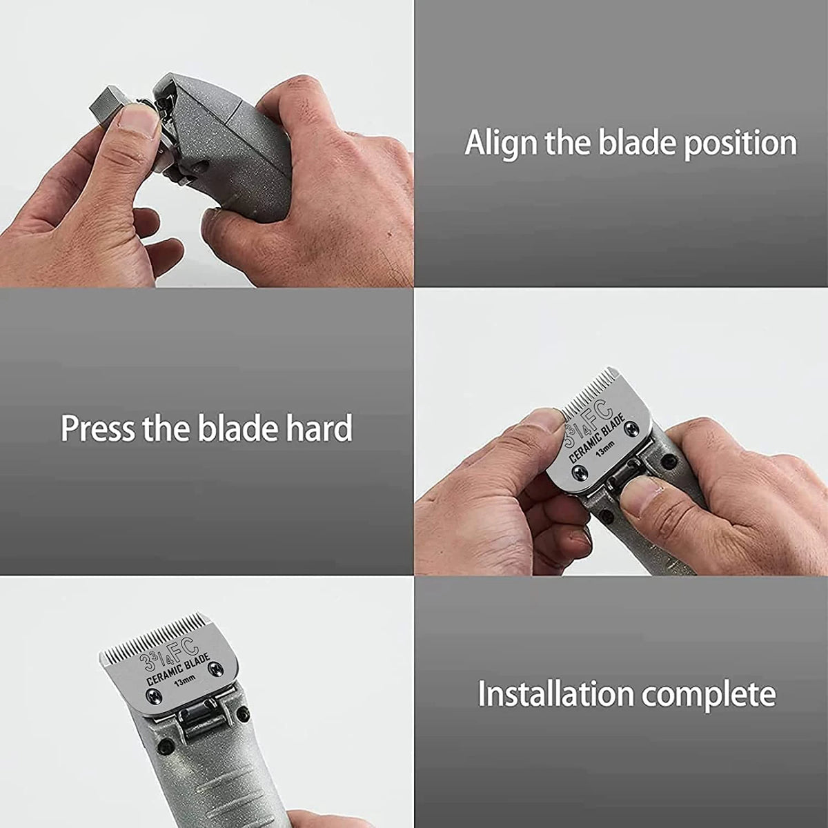 SHINON Ceramic Dog Clipper Blade – Andis, Oster A5, Wahl KM