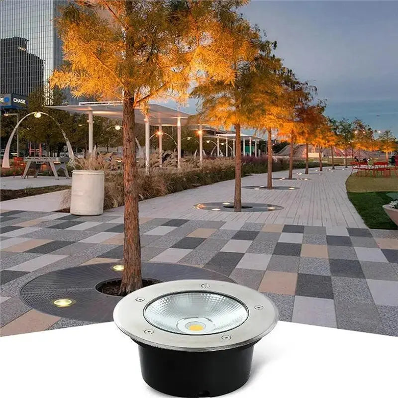 30W COB LED Underground Light IP67 Waterproof Garden Spotlight