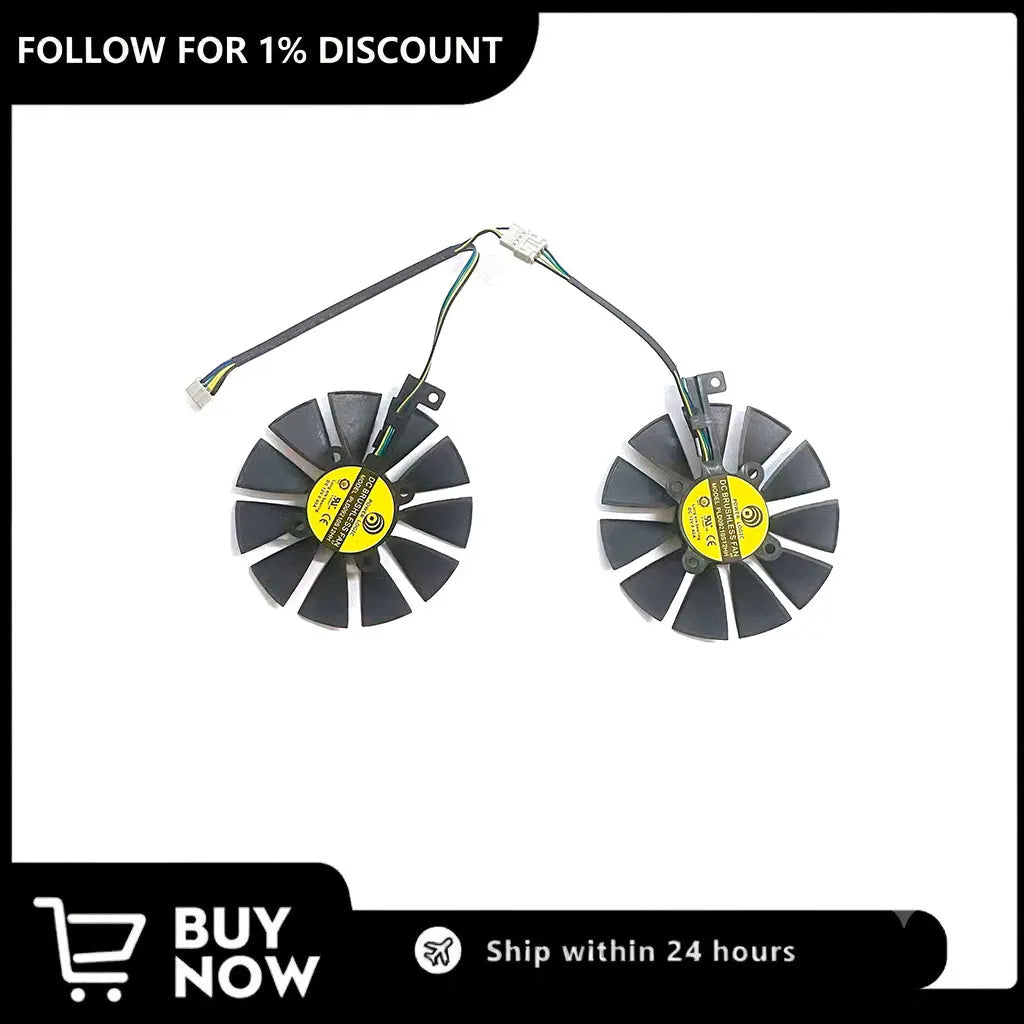 87MM GPU Cooling Fan for ASUS GTX 1070 1060 RX 480 470 570