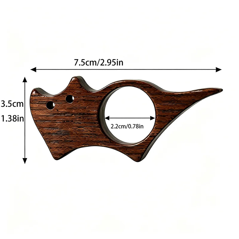 Natural Wood Cat & Dog Bookmark – Eco-Friendly Animal Page Holder
