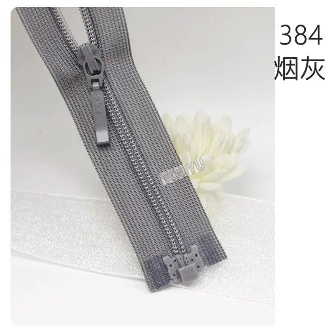 YKK3 Nylon Lace Edge Open-End Zipper 65cm – Self-Locking