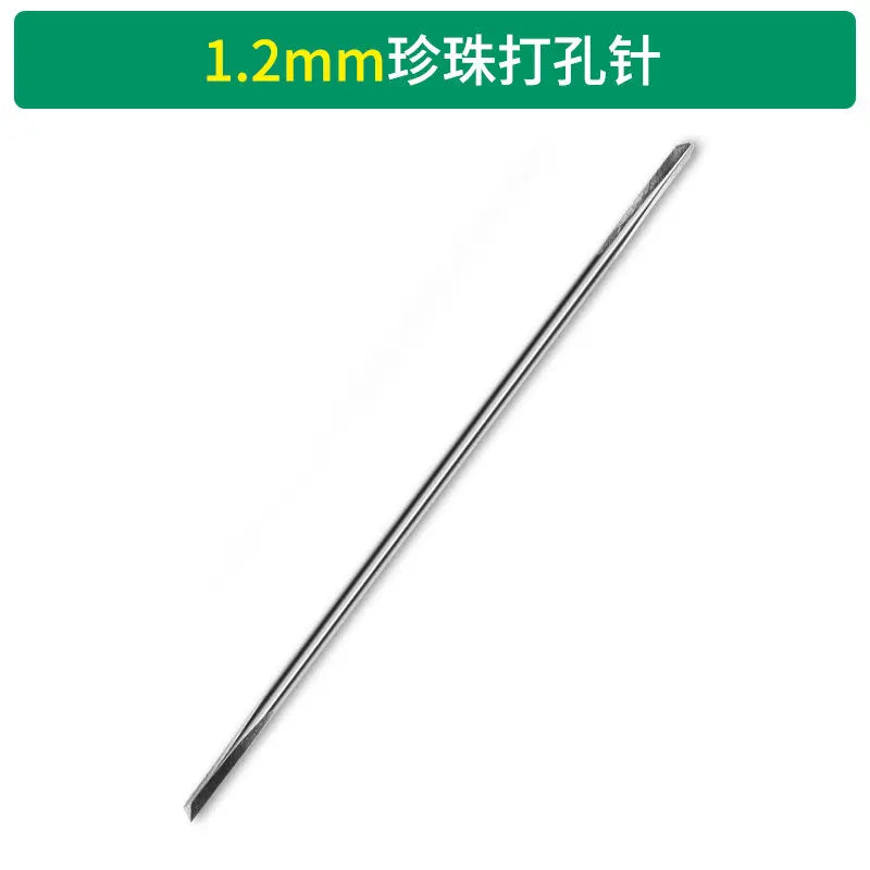 Tungsten Steel Double Head Triangle Drill Needle Jewelry Tool