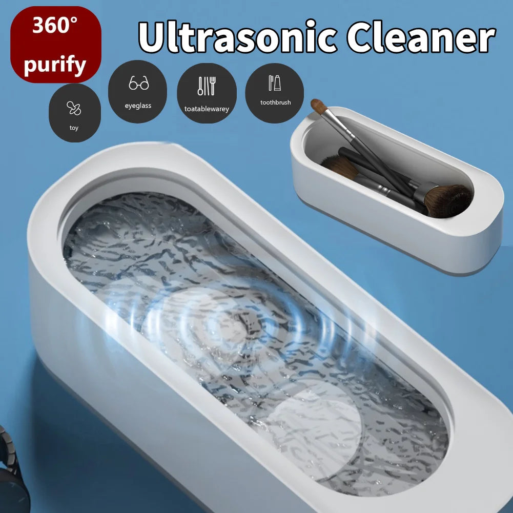 Ultrasonic Jewelry & Glasses Cleaner – USB Rechargeable 5W