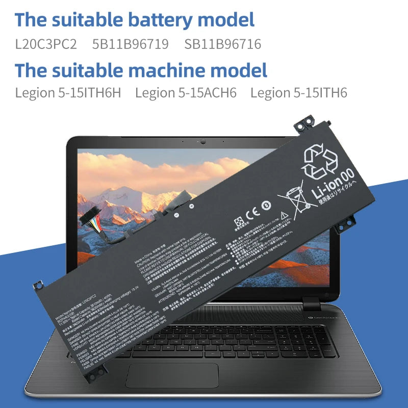 SUOZHAN Battery for Lenovo IdeaPad Gaming 3 L20C3PC2 L20D3PC2