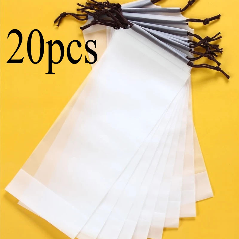 Umbrella Storage Bags with Drawstring – Semi-Transparent PP Plastic