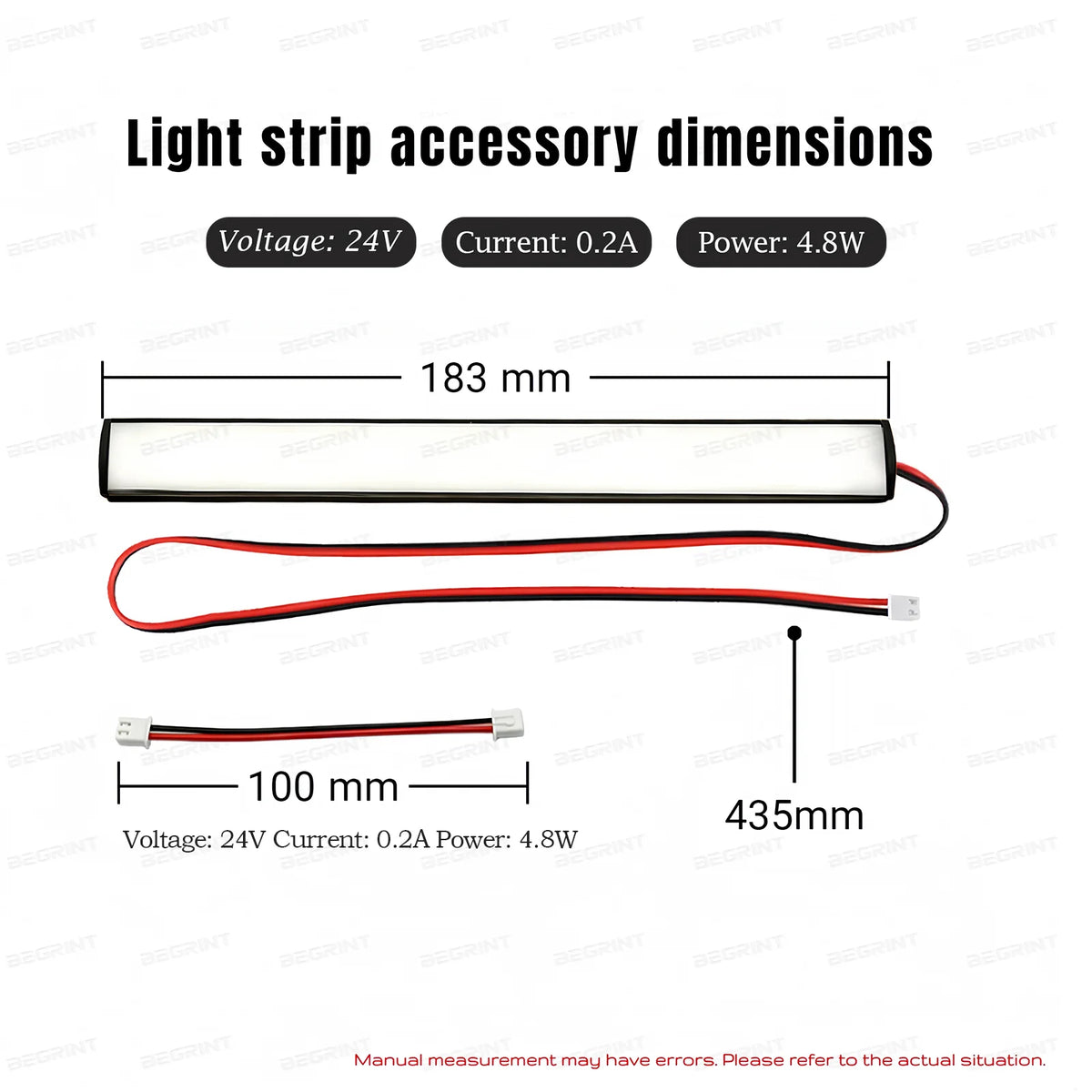 Magnetic LED Light Strip for Flashforge AD5X & Adventurer 5M Pro