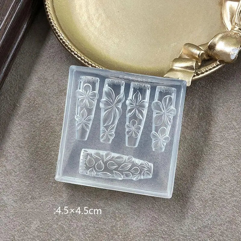 3D Silicone Flower Nail Mold – DIY Floral Nail Art Template