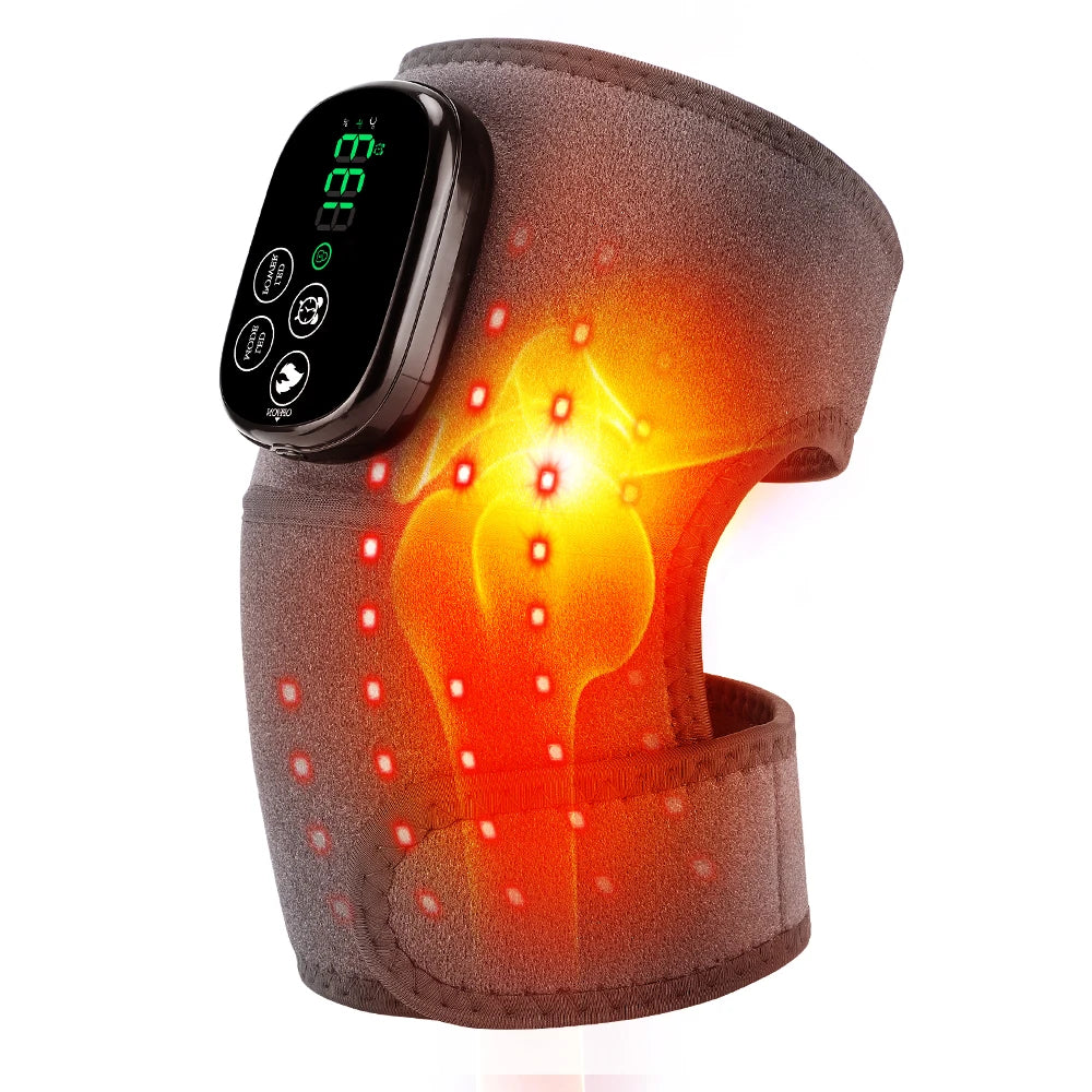 Hailicare Heated Shoulder & Knee Massager Brace with Red Light