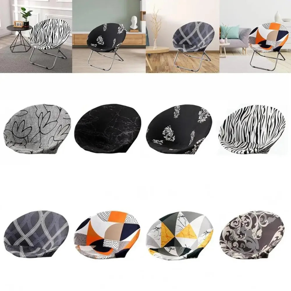 Washable Round Seat Cover – Universal Elastic Chair Protector