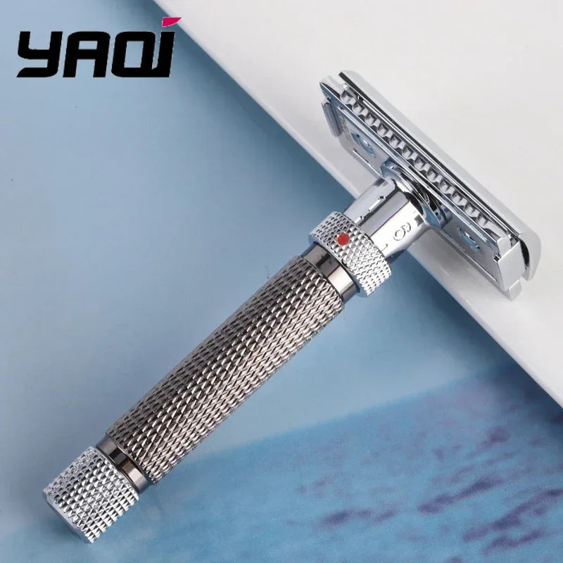 Yaqi The Final Cut Adjustable Safety Razor – Chrome & Gunmetal