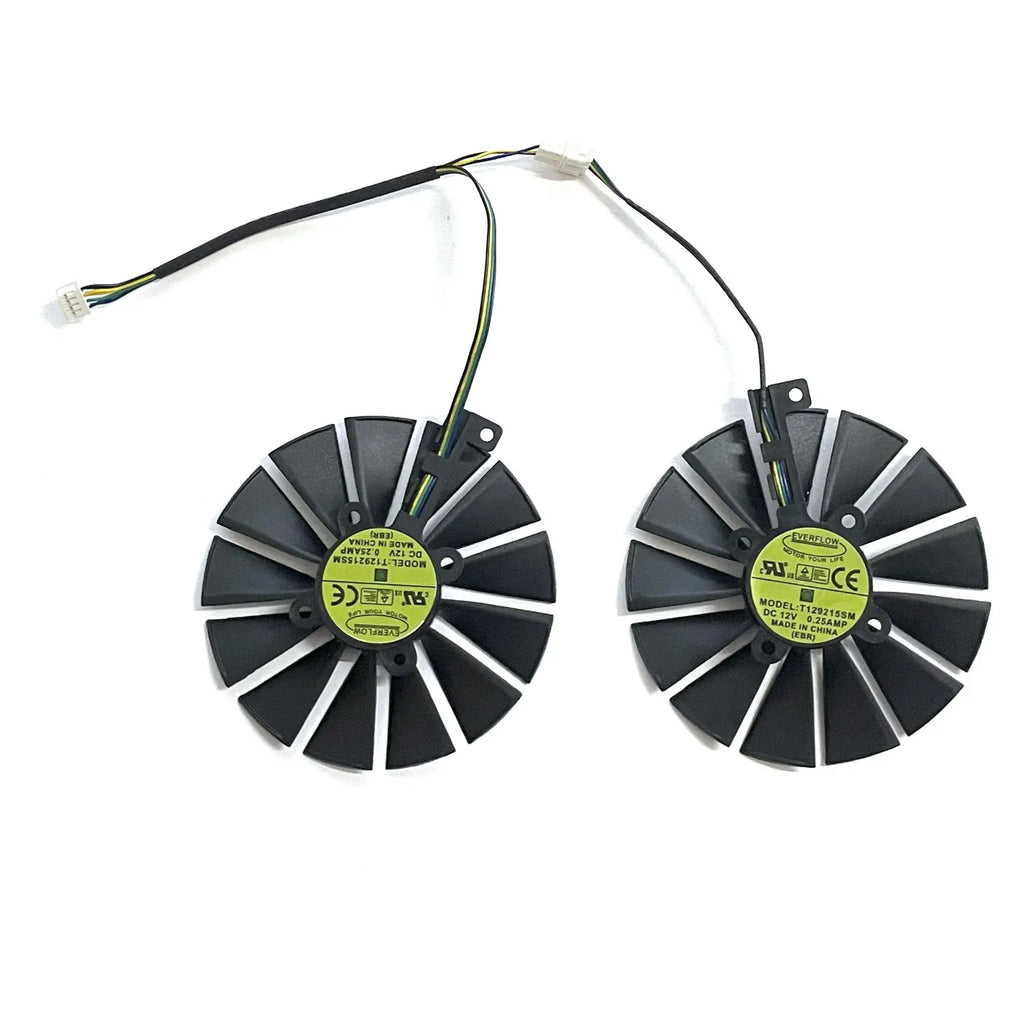 95mm Triple GPU Cooling Fan for ASUS RX 580 570 GTX 1070Ti 1050Ti