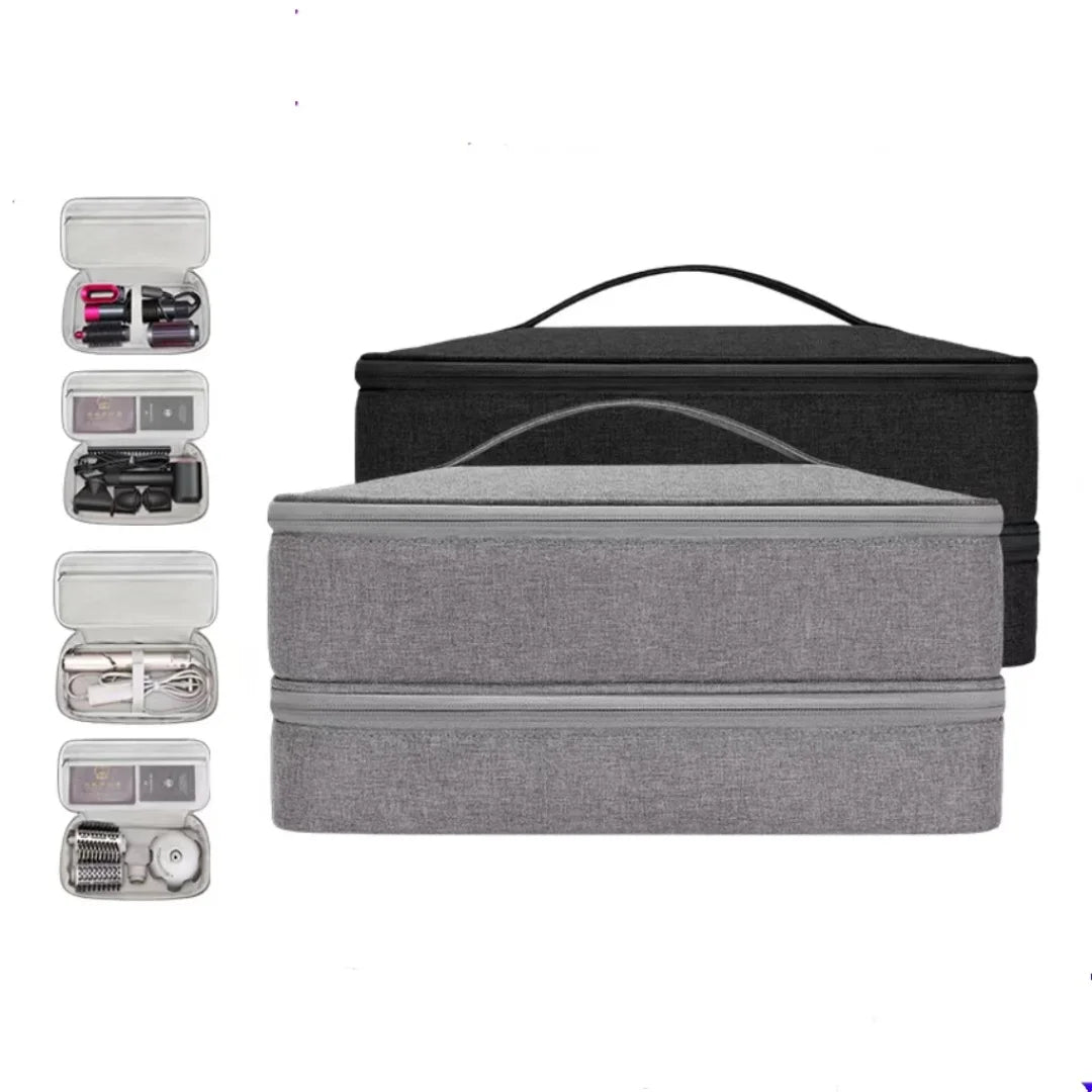 Double-Layer Travel Case for Dyson Airwrap & Shark Flexstyle