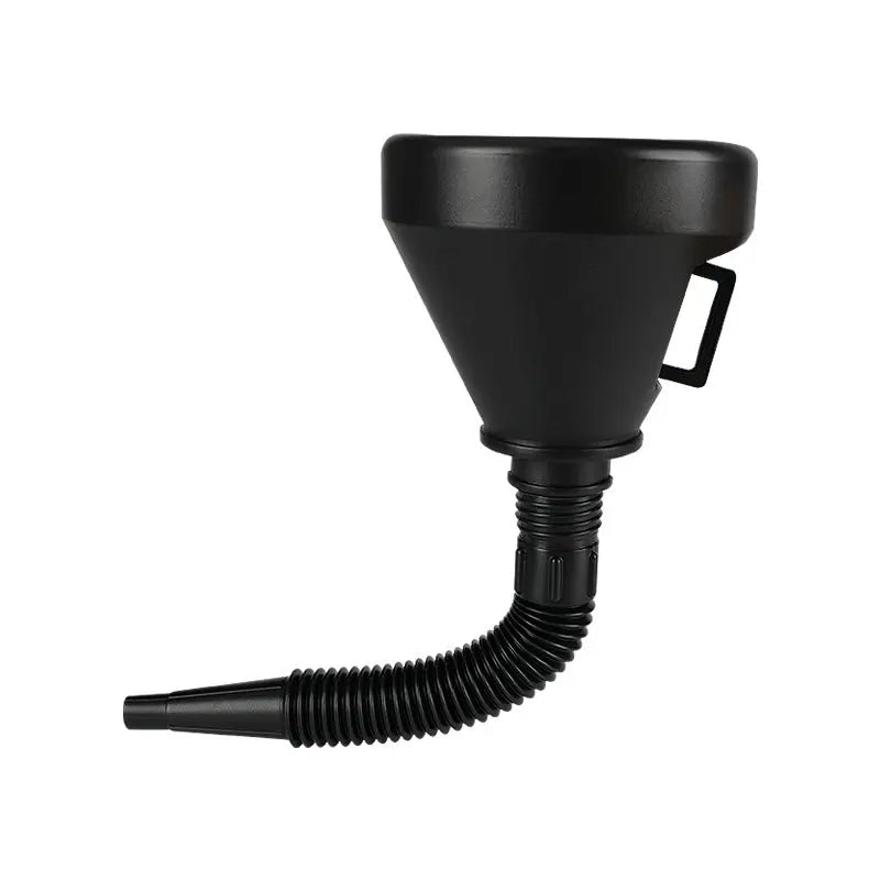Flexible Car Oil Funnel with Filter Screen – Wide-Mouth Spout