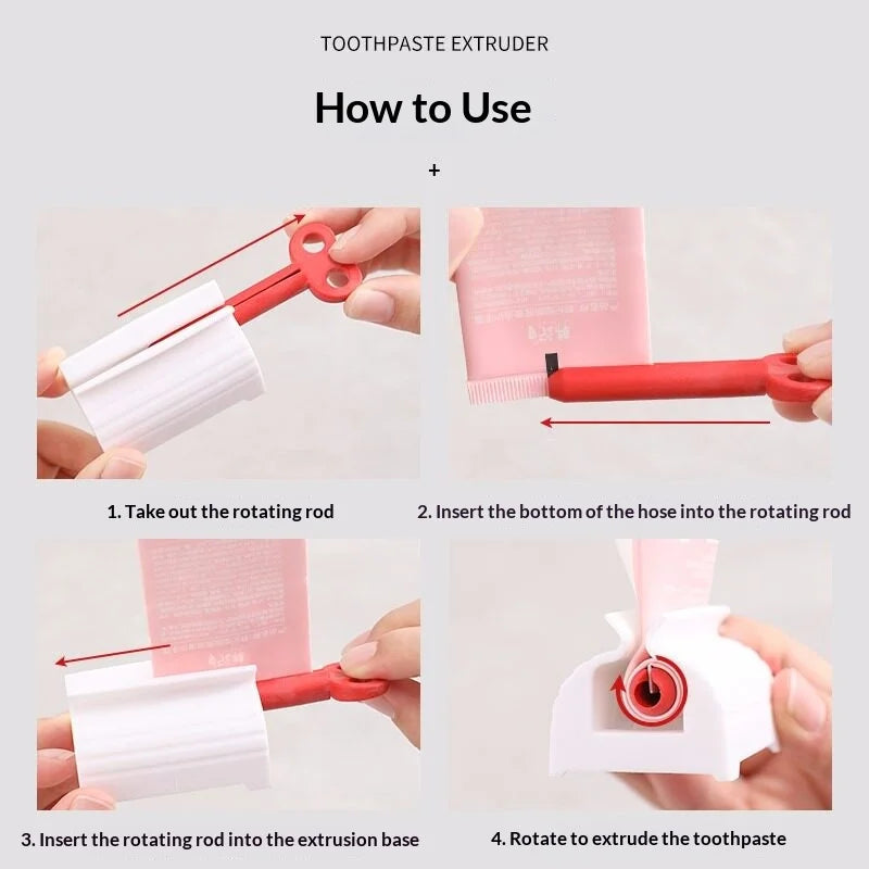 Rotary Toothpaste Tube Squeezer Roller Dispenser | VIBE