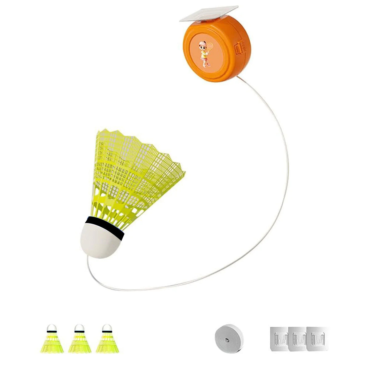 Solo Badminton Rebound Trainer – Self-Study Kit for All Levels
