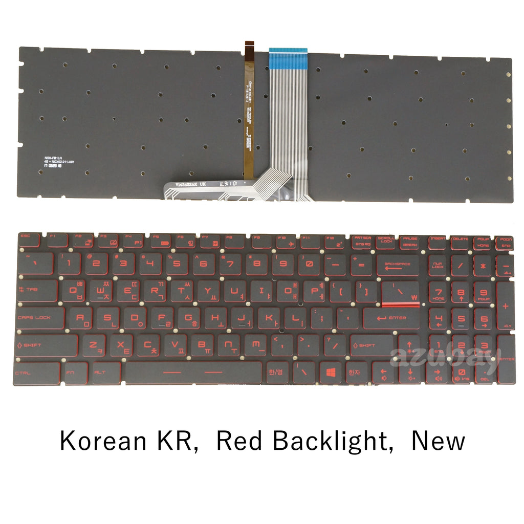Red Backlit Keyboard for MSI Alpha 15 Bravo 17 – Multi-Language