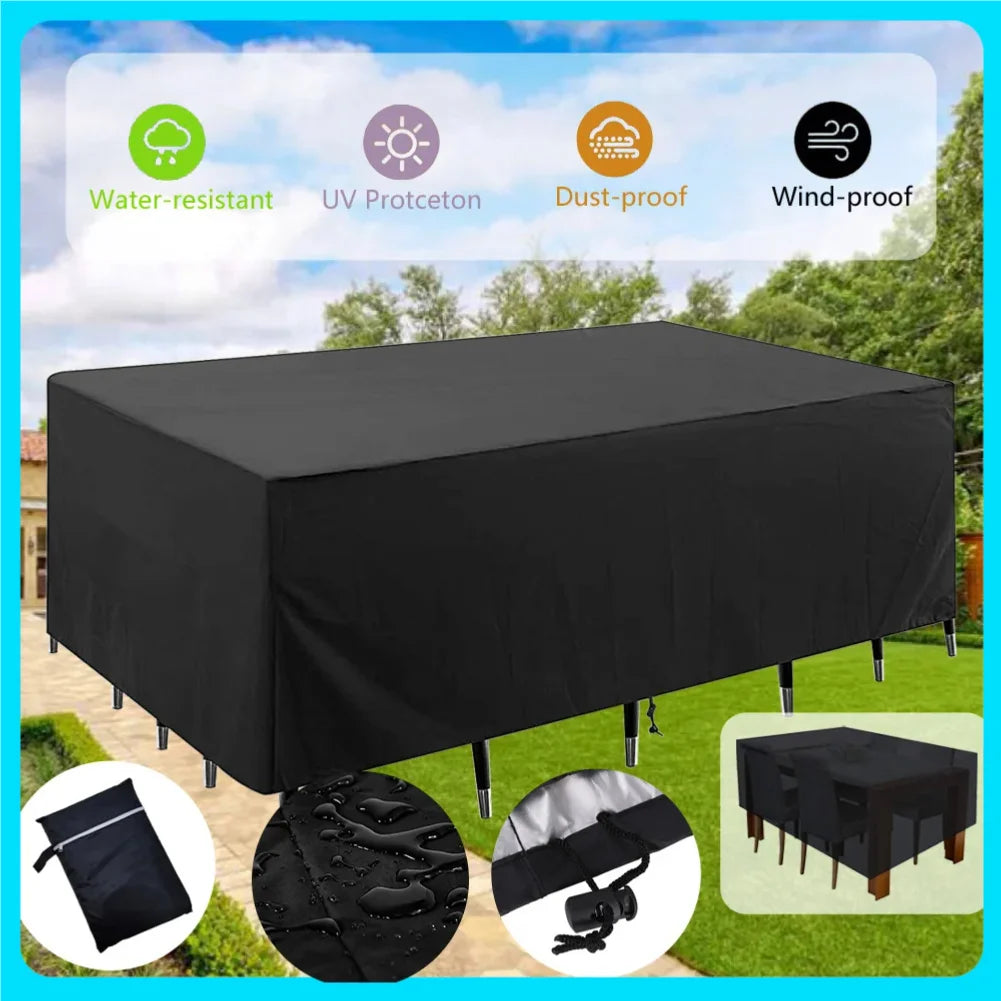 Waterproof Oxford Cloth Outdoor Furniture Cover – Patio & Garden