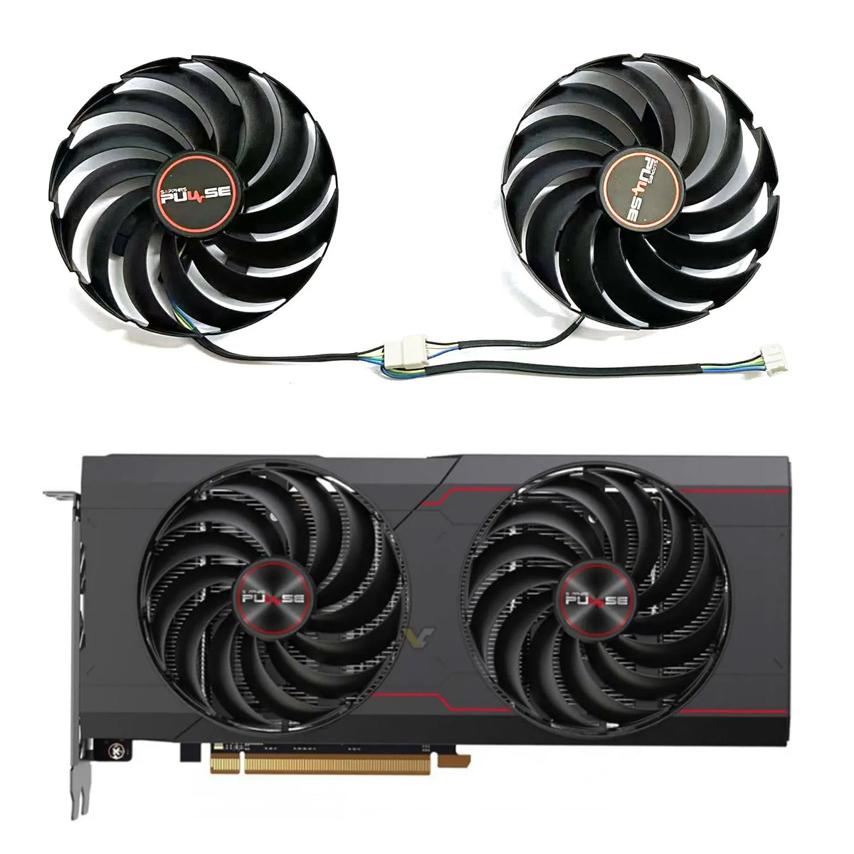 SAPPHIRE RX 6700 XT PULSE OC GPU Replacement Fan 95MM 4-Pin
