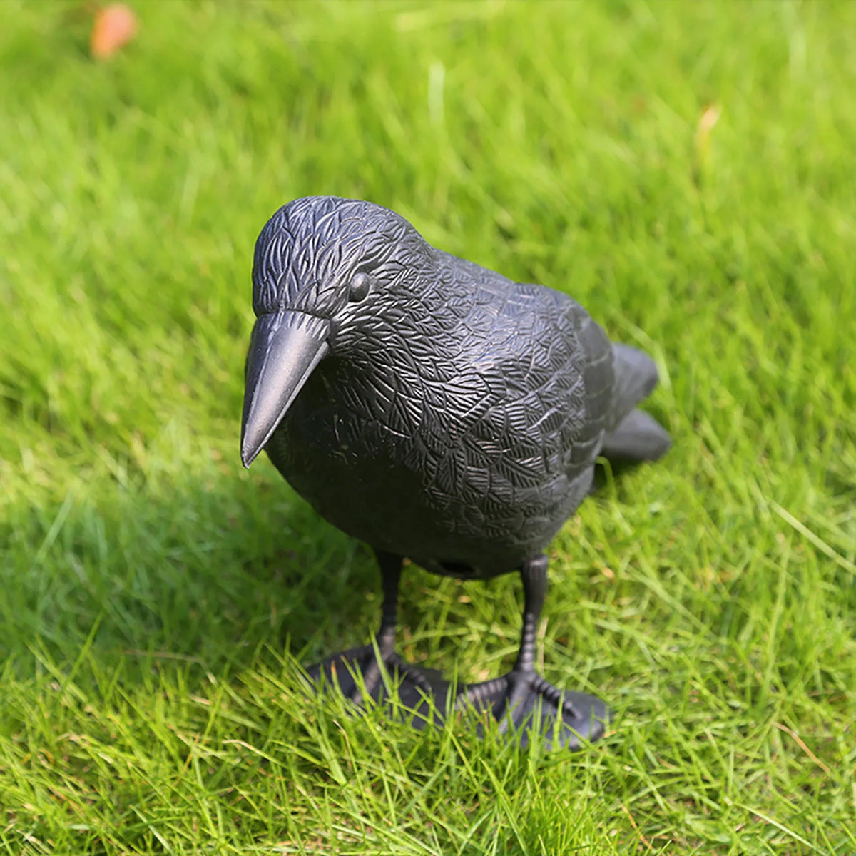 Simulation Black Crow Decoy – Garden Bird Deterrent