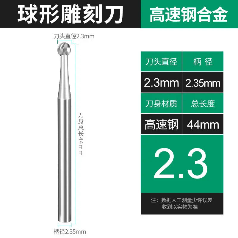 VIBE Tungsten Steel Ball Burr Milling Cutter Rotary Grinding Bit
