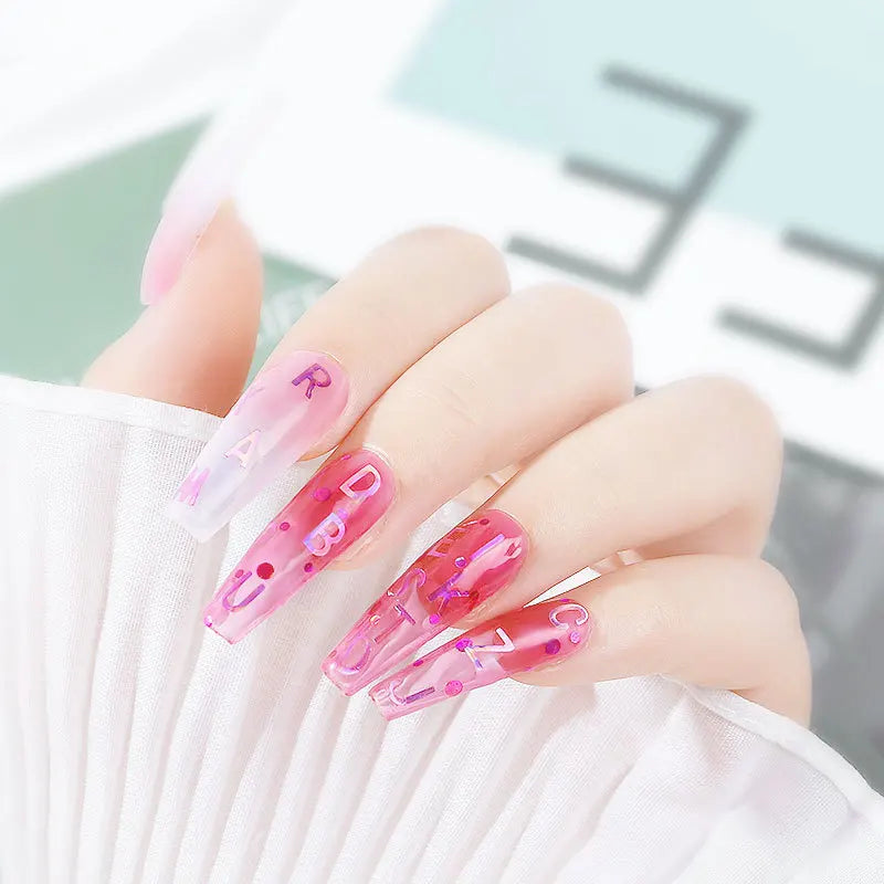 12-Grid Holographic Glitter Nail Art Sequins & Flakes Set