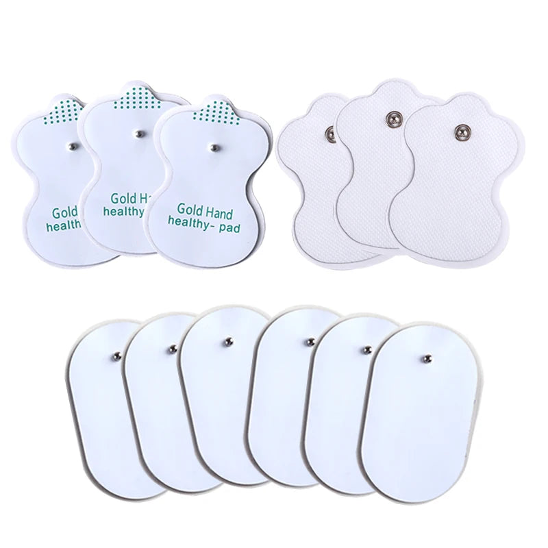TENS Electrode Pads 10/20 Pack – Reusable Conductive Gel Patches