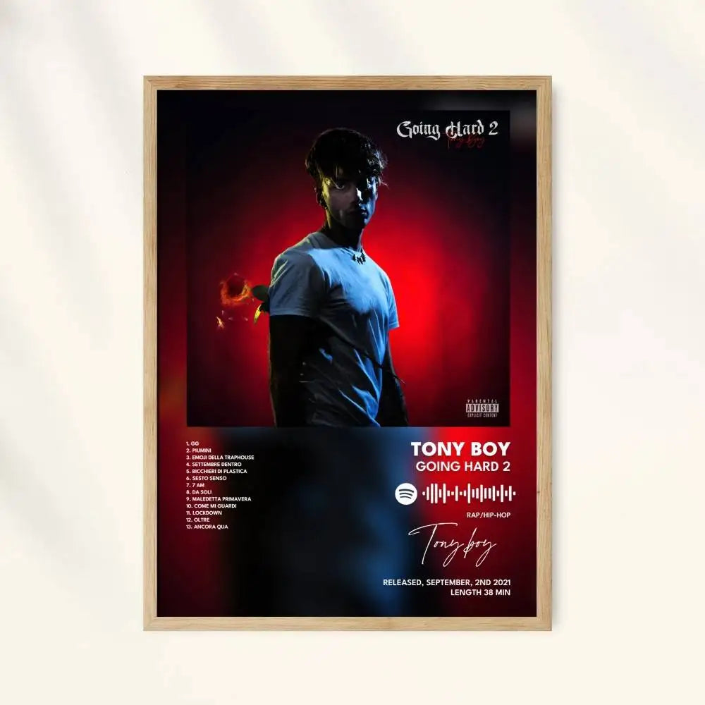 Tony Boy Self-Adhesive Art Poster – Waterproof Wall Sticker