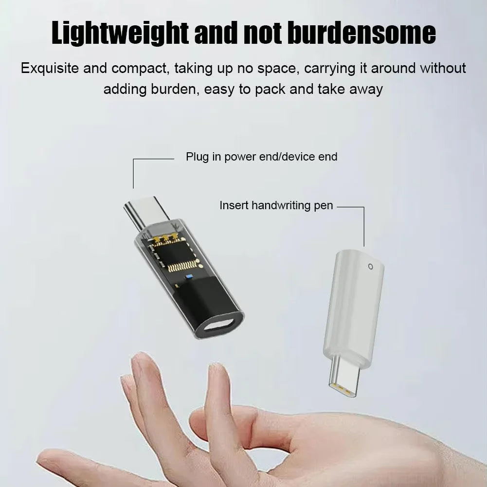Lightning to USB-C Adapter for Apple Pencil 1st Gen Charging
