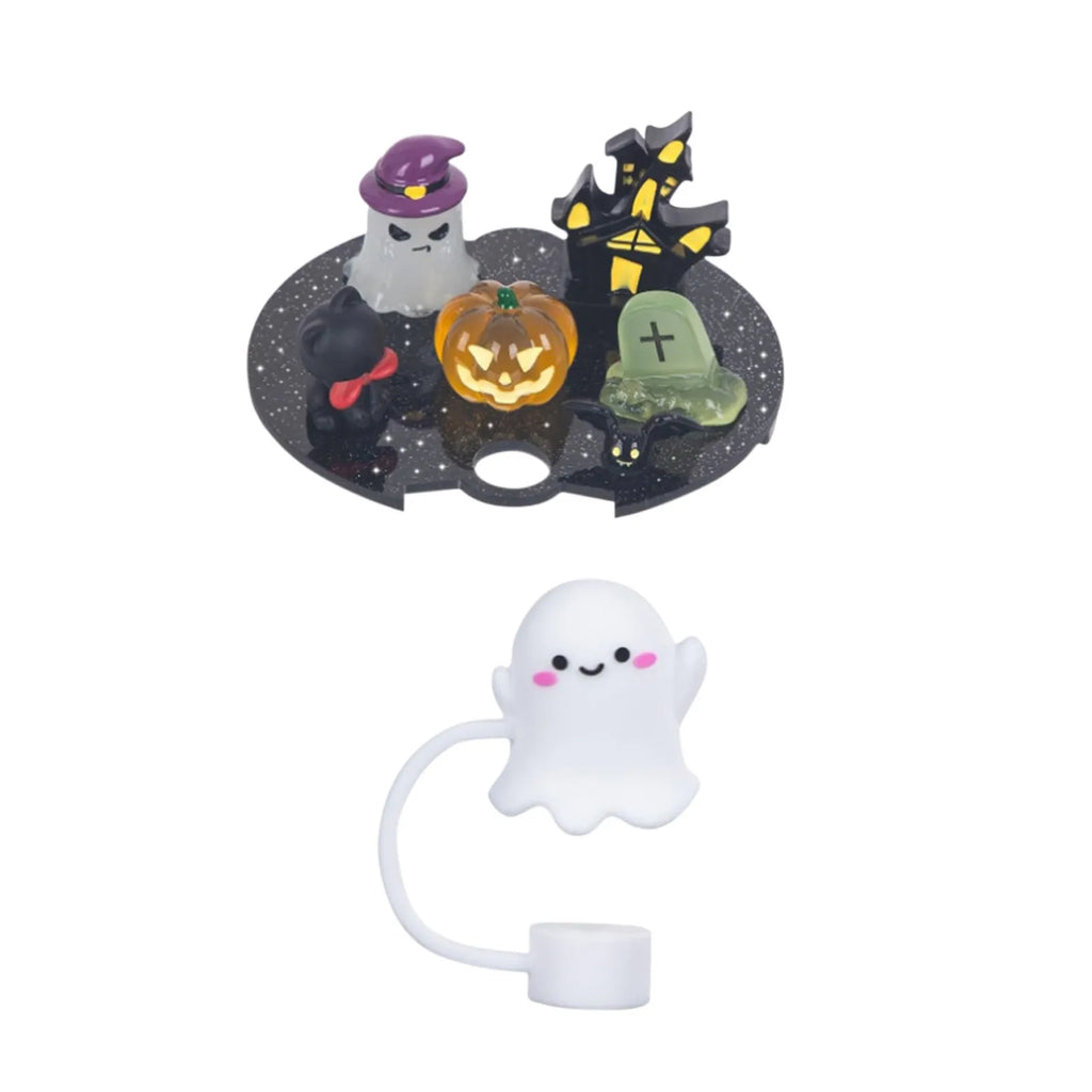 Halloween 40oz Cup Lid Topper & 10mm Silicone Straw Cover
