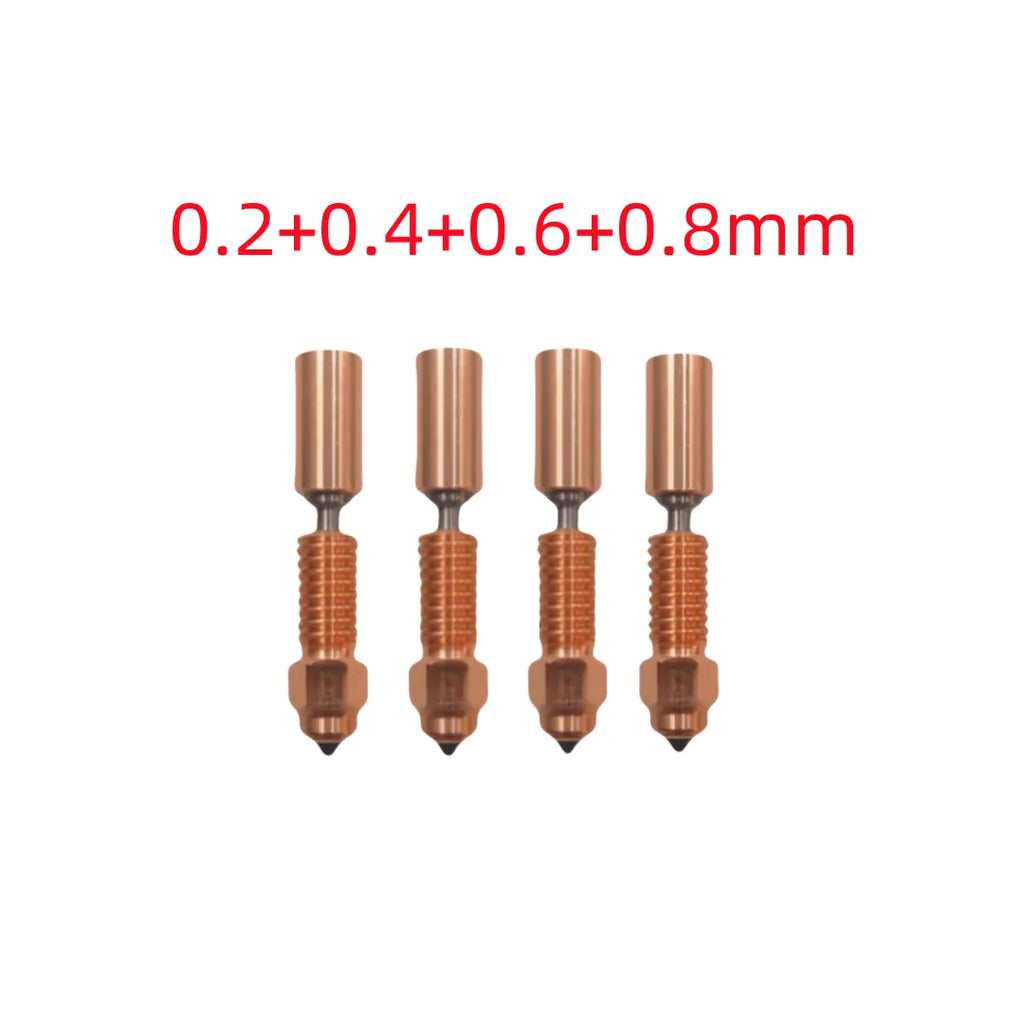 Creality Sprite Extruder Pro Quick-Swap Nozzle Kit – Copper & Titanium
