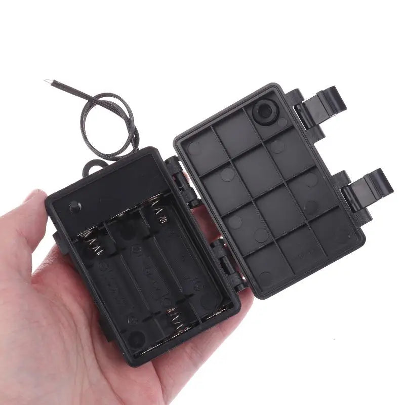 3-Section AA Battery Holder 4.5V Waterproof with Switch