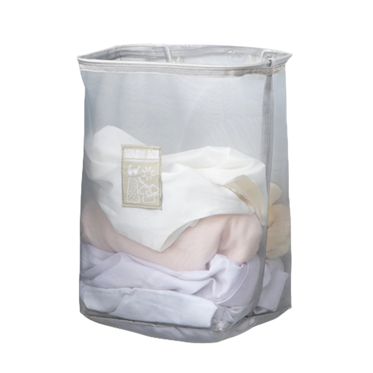Wall Mounted Laundry Basket – Breathable Mesh Hamper Bag