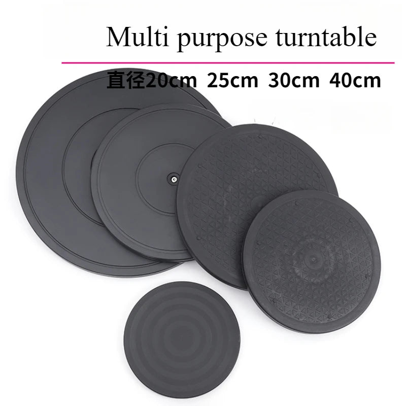 Anti-Slip Plastic Turntable Rotary Base – Clay & Packaging