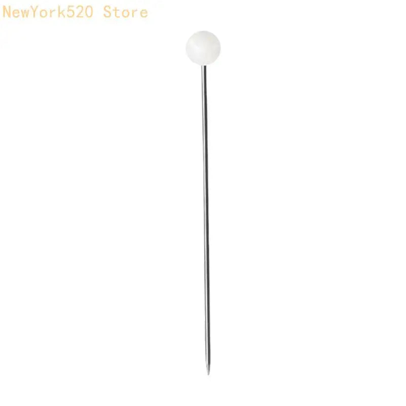 50 Pcs Colourful Glass Head Sewing Pins for Quilting & Fabric