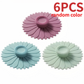 Sunflower Silicone Cup Covers 3/6 Pack – Dustproof Mug Lids
