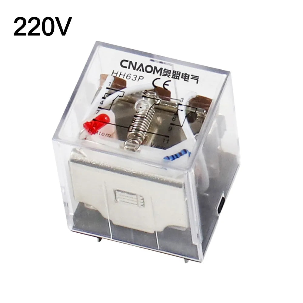 HH62P DPDT Power Relay 12V/24V/220V – 10A Universal Mini Relay