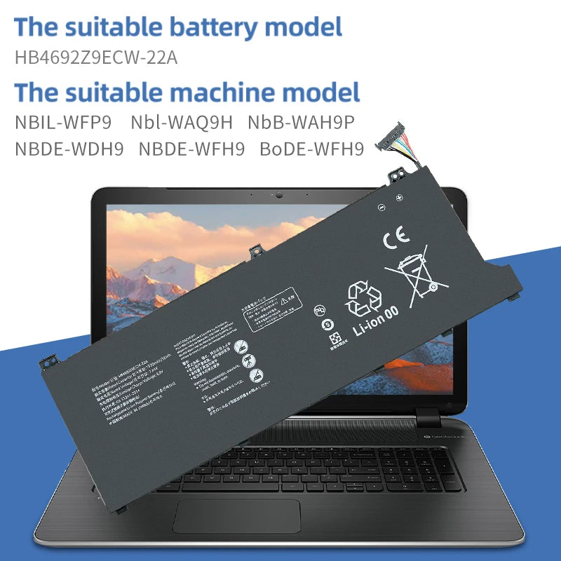SUOZHAN Battery for Huawei MateBook D14 – HB4692Z9ECW-22A 56Wh