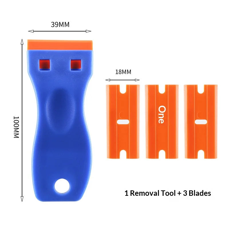 Plastic Razor Scraper – Non-Scratch Sticker & Glue Remover