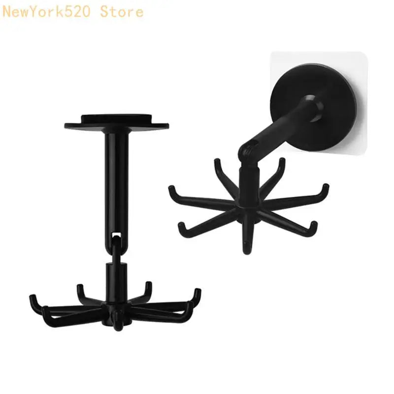 7-Claw 360° Rotating Hook – Kitchen & Bathroom Organizer