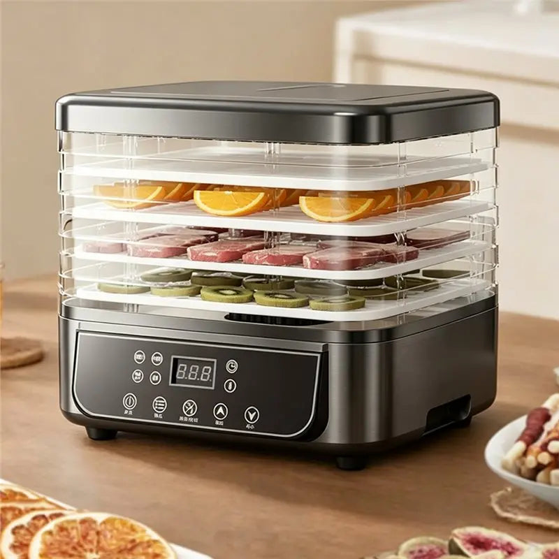 5-Tier Food Dehydrator – Adjustable Timer & Temperature | VIBE