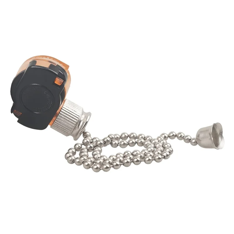 2-Pack Ceiling Fan Light Switch 6A 125VAC + Pull Chains E87438