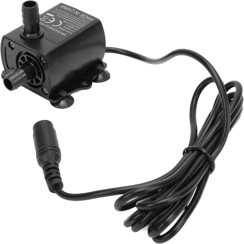 DC 12V Submersible Water Pump 400L/H Brushless Fountain Pump