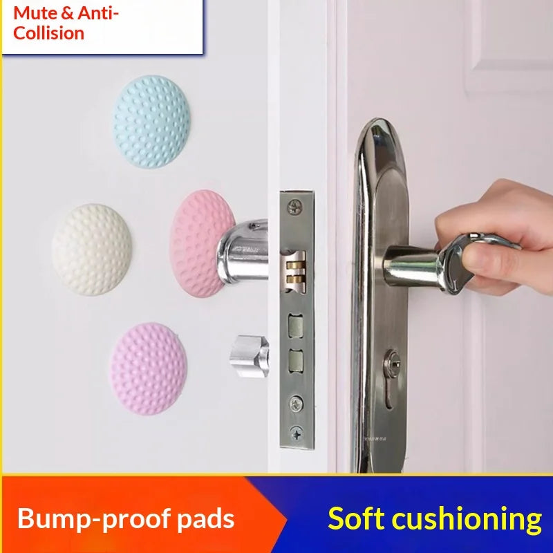 Self Adhesive Door Handle Bumper Pads – Rubber Wall Protectors