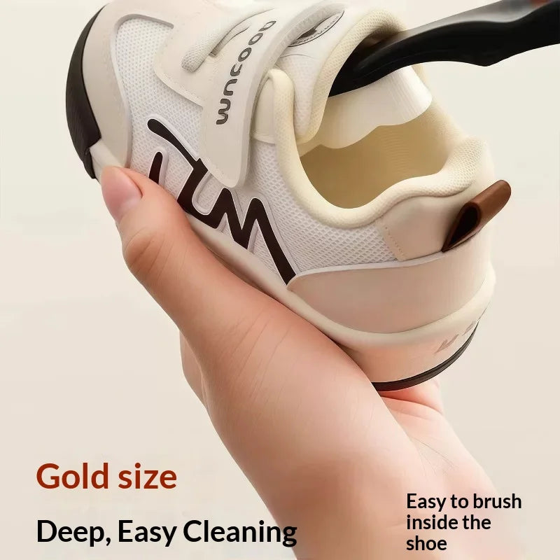 Long Handle Soft Bristle Shoe Brush – Sneaker Cleaner Tool