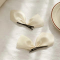 2-Pack Kawaii Bow Hair Clips – Ribbon Barrettes for Girls & Women