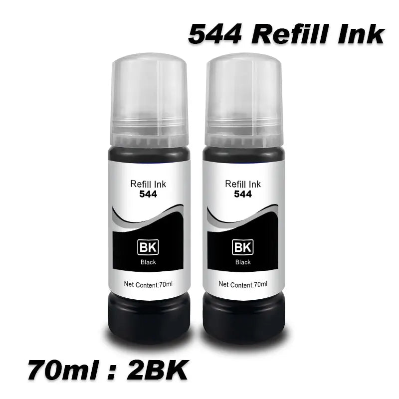T544 Dye Ink 70ml Refill Kit for Epson EcoTank 544 Printers